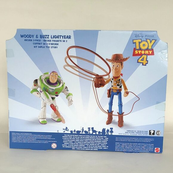 Disney and Pixar Toy Story Woody and Buzz Lightyear  Action Figure Toys 2-Pack - Picture 5 of 15